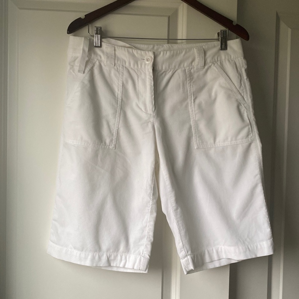 J crew white Bermuda shorts - Picture 1 of 3